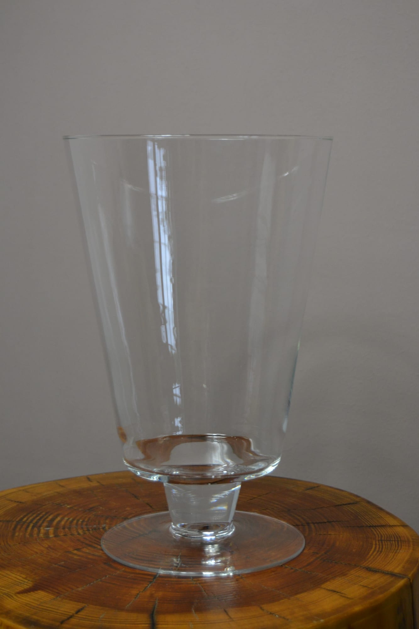 Vase Piédestal Verre